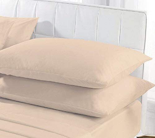 Pairs of Plain Dyed Poly Cotton Percale Housewife Pillow Cases