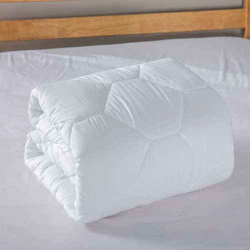 Quilted Mattress Protector, Triple Filled Mattress Topper 40 cm