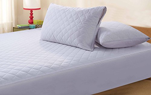 Highliving Zipped Quilted Pillow Protector Anti Allergy - Pair