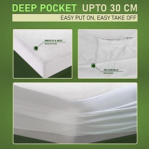 Waterproof Terry Towel Mattress Protector Cover