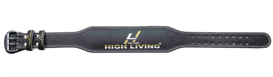 HIGHLIVING Leather Weight Lifting Belt Gym Strap for Back Support and fitness