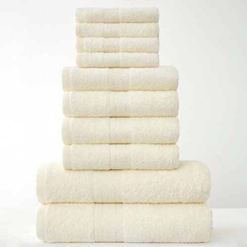 Highliving 10 Piece Towel Set